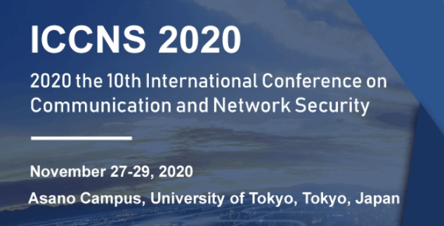 2020 the 10th International Conference on Communication and Network Security (ICCNS 2020), Tokyo, Kanto, Japan