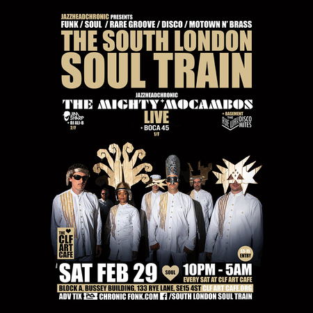 The South London Soul Train with The Mighty Mocambos (Live) + More, Greater London, London, United Kingdom