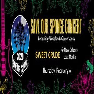 Save Our Sponge Concert featuring Sweet Crude - Feb. 6 @Jazz Market, Orleans, Louisiana, United States