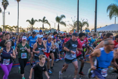 Redondo Beach Super Bowl 10K/5K Run, Redondo Beach, California, United States