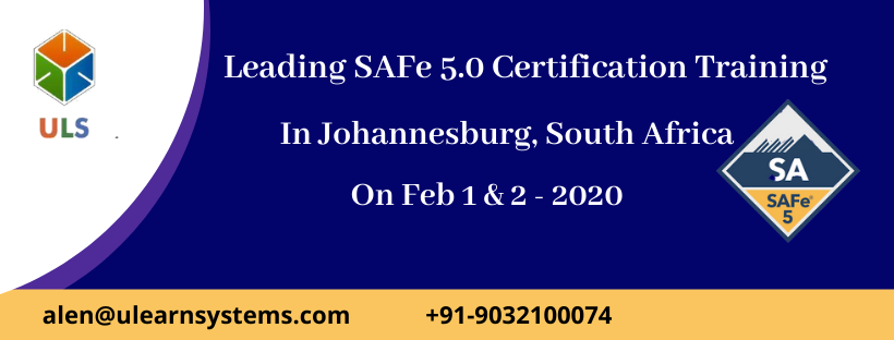 Leading SAFe 5 Certification Training | Scaled Agile Framework Training in Johannesburg, Johannesburg, Eastern Cape, South Africa