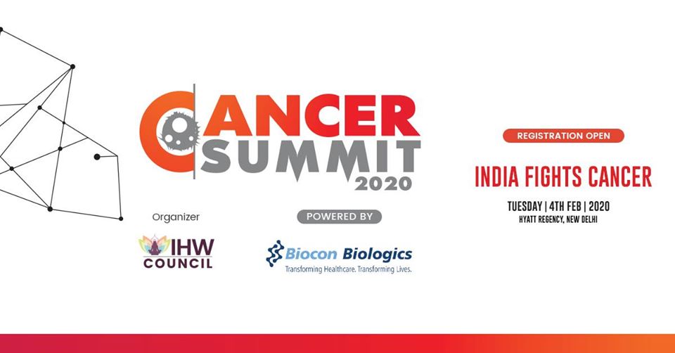 Cancer Summit 2020, Hyatt Regency, New Delhi,Delhi,India