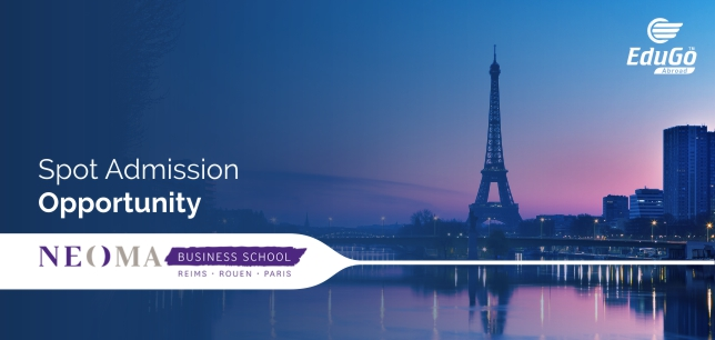 France Spot Admission For NEOMA Business, Ahmedabad, Gujarat, India