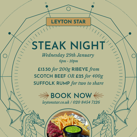 Steak Night, London, England, United Kingdom