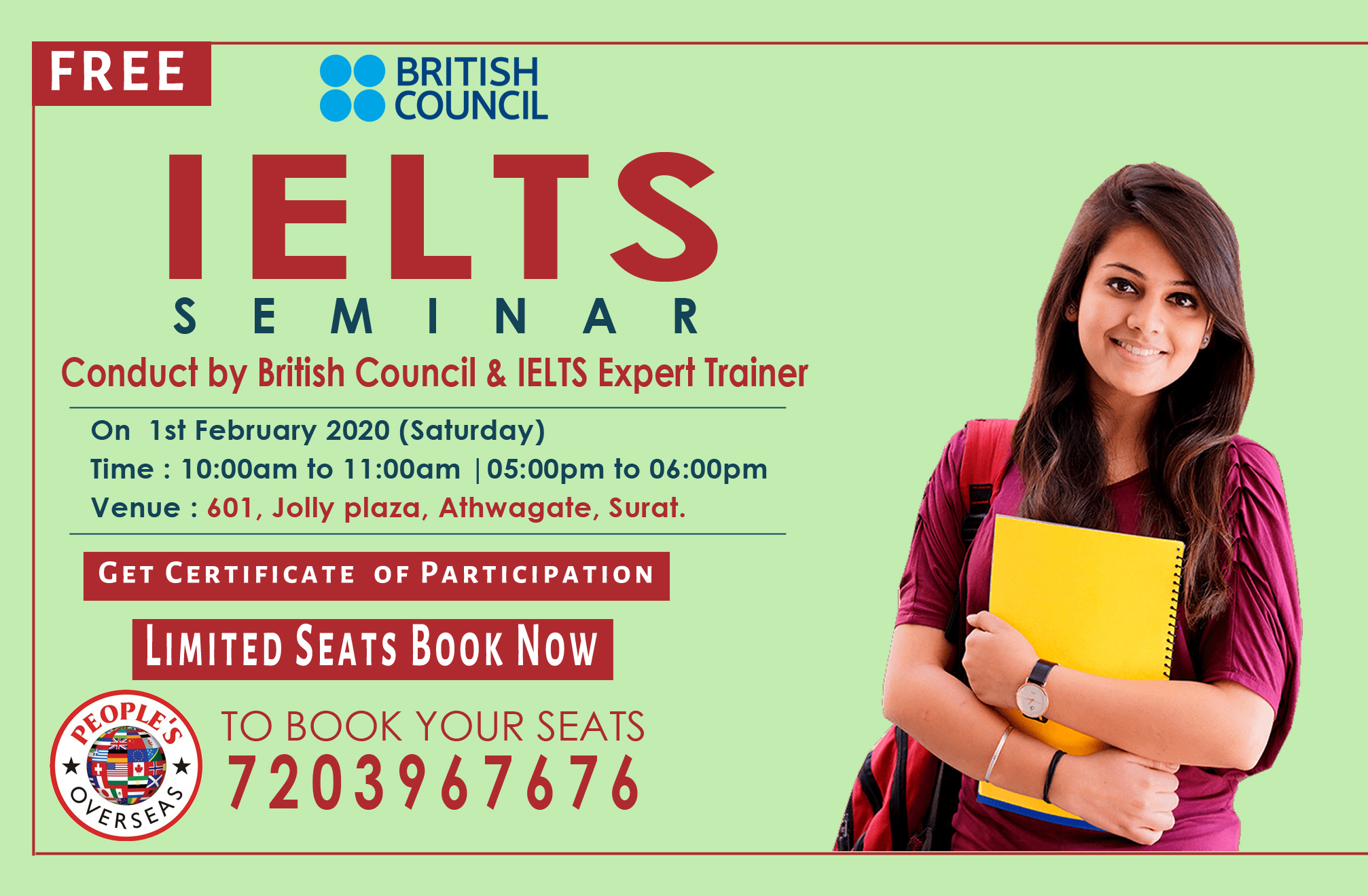 IELTS Seminar in Surat., Surat, Gujarat, India