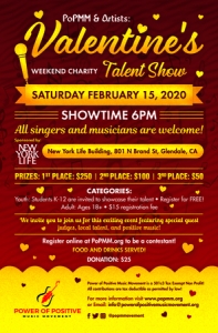 PoPMM & Artists: Valentine's Weekend Charity Talent Show