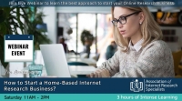 How to Start a Home-Based Internet Research Business?