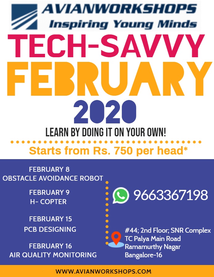 Obstacle Avoidance Robot Workshop, Bangalore, Karnataka, India