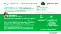 Set your clock for "Time Series Analysis"