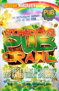 Fort Worth "Luck of the Irish" St Paddy's Bar Crawl - March 2020