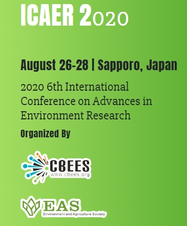 2020 6th International Conference on Advances in Environment Research (ICAER 2020), Sapporo, Hokkaido, Japan