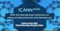 2020 3rd International Conference on Advanced Nanomaterials and Nanodevices (ICANN 2020)