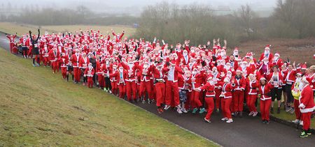 Draycote Water Santa Dash 10K and 5 Mile - Sunday 13 December 2020, Rugby, Warwickshire, United Kingdom