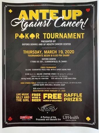 ANTE UP AGAINST CANCER FOR UF CANCER CENTER, Summerfield, Florida, United States