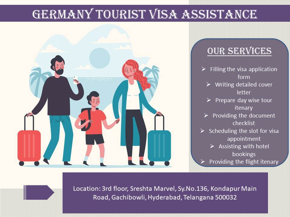 Apply for Germany Tourist Visa – Best offers provided, Hyderabad, Andhra Pradesh, India