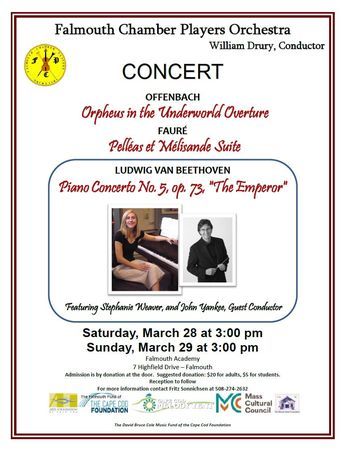 Falmouth Chamber Players Orchestra Concert, Falmouth, United States