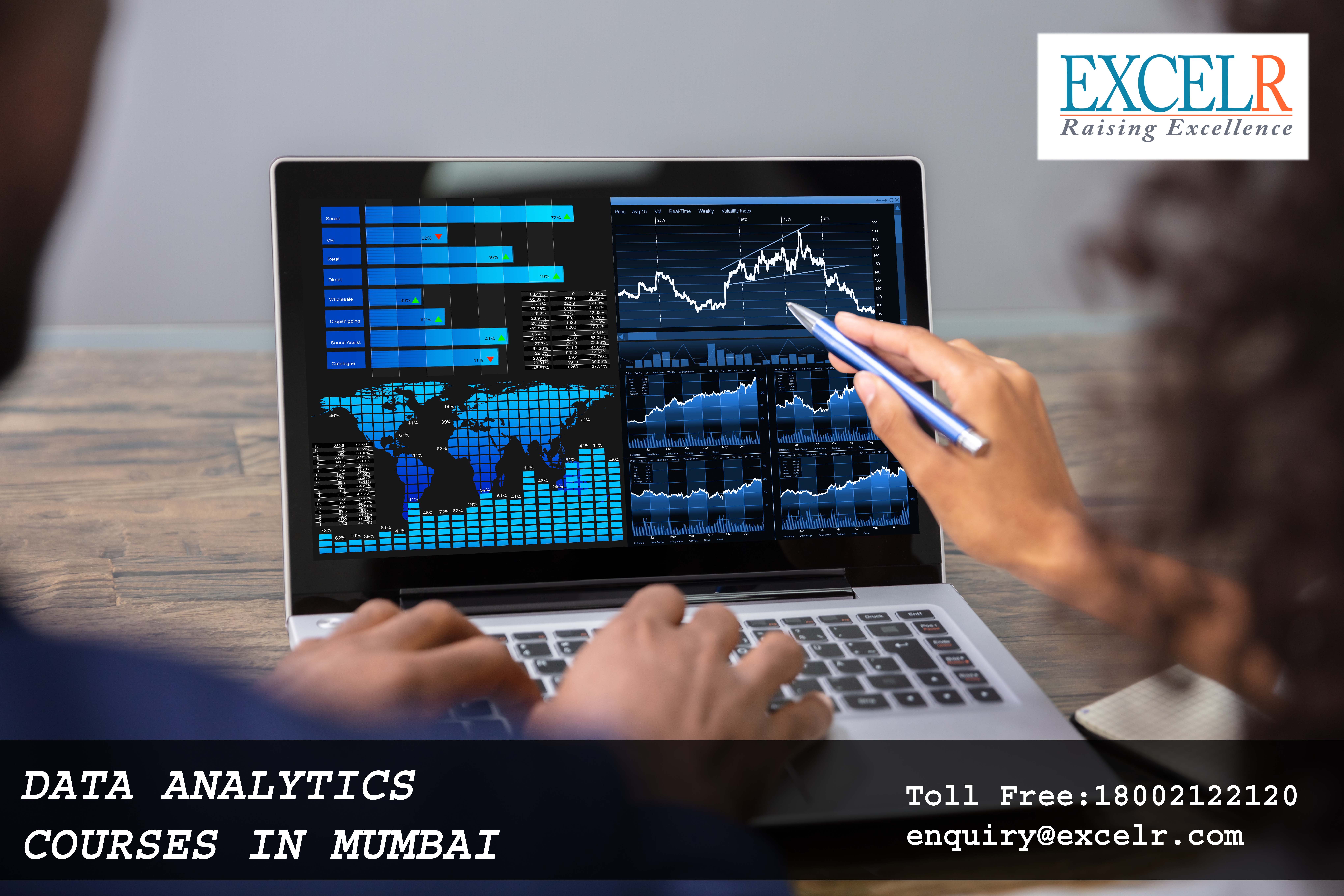 ExcelR, providing Data analytics training in Mumbai, Mumbai, Maharashtra, India