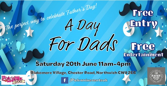 A Day For Dads at Blakemere Village, Northwich, Cheshire West and Chester, United Kingdom