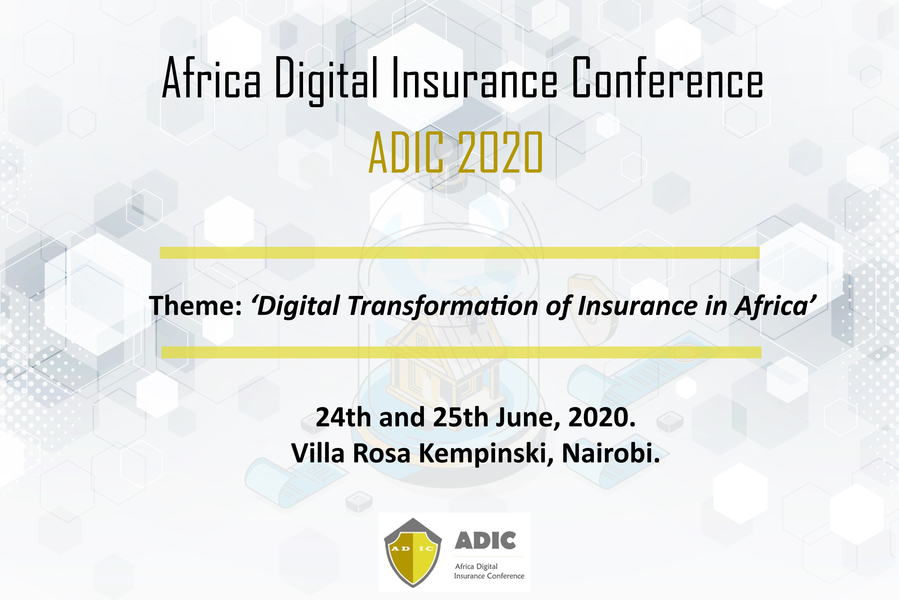 Africa Digital Insurance Conference (ADIC 2020), Nairobi, Kenya