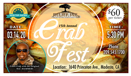 Relief, Inc. 15th Annual CrabFest, Modesto, California, United States