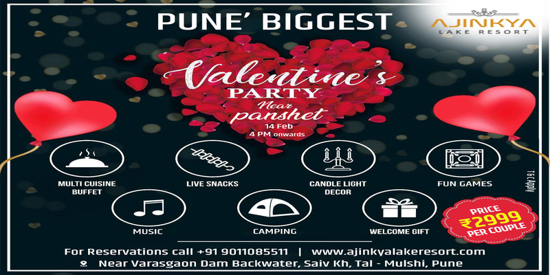 Celebrate Your Joyful Valentine Day With Ajinkya Lake Resort, Pune, Maharashtra, India