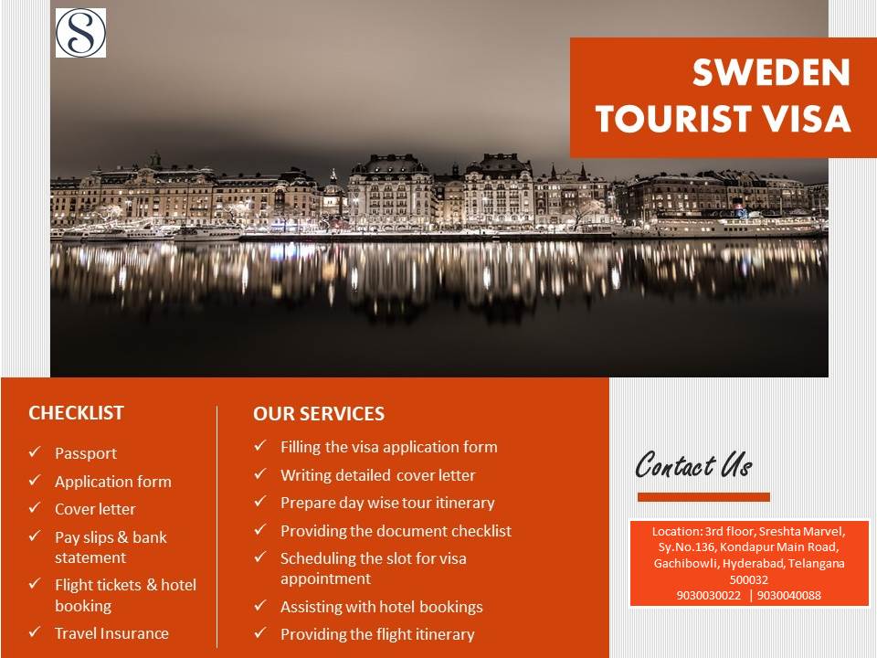 First-rate Sweden Tourist Visa Services- Offers Available, Hyderabad, Telangana, India