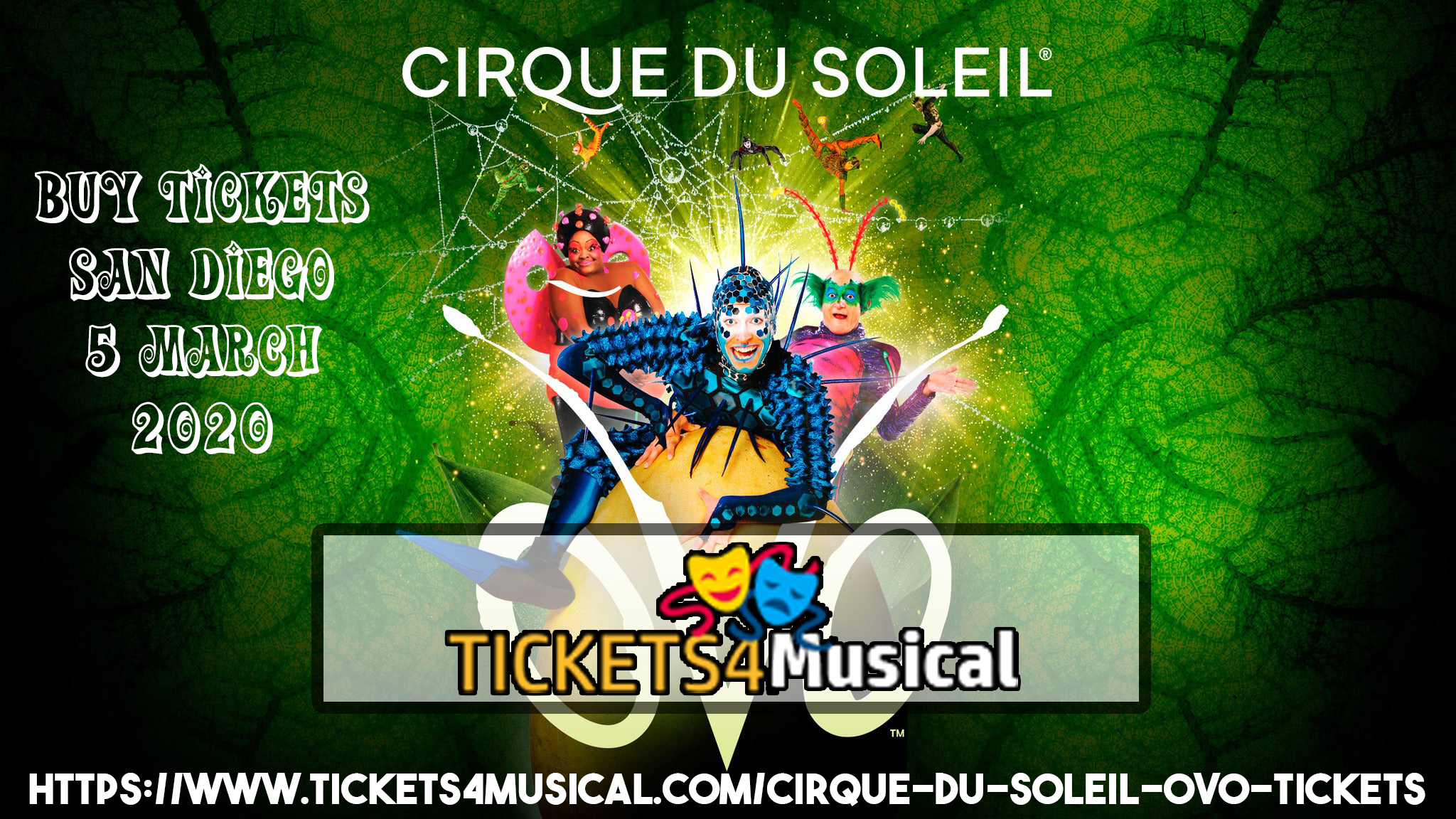 Cheap Tickets for Cirque Du Soleil Ovo, San Diego, California, United States