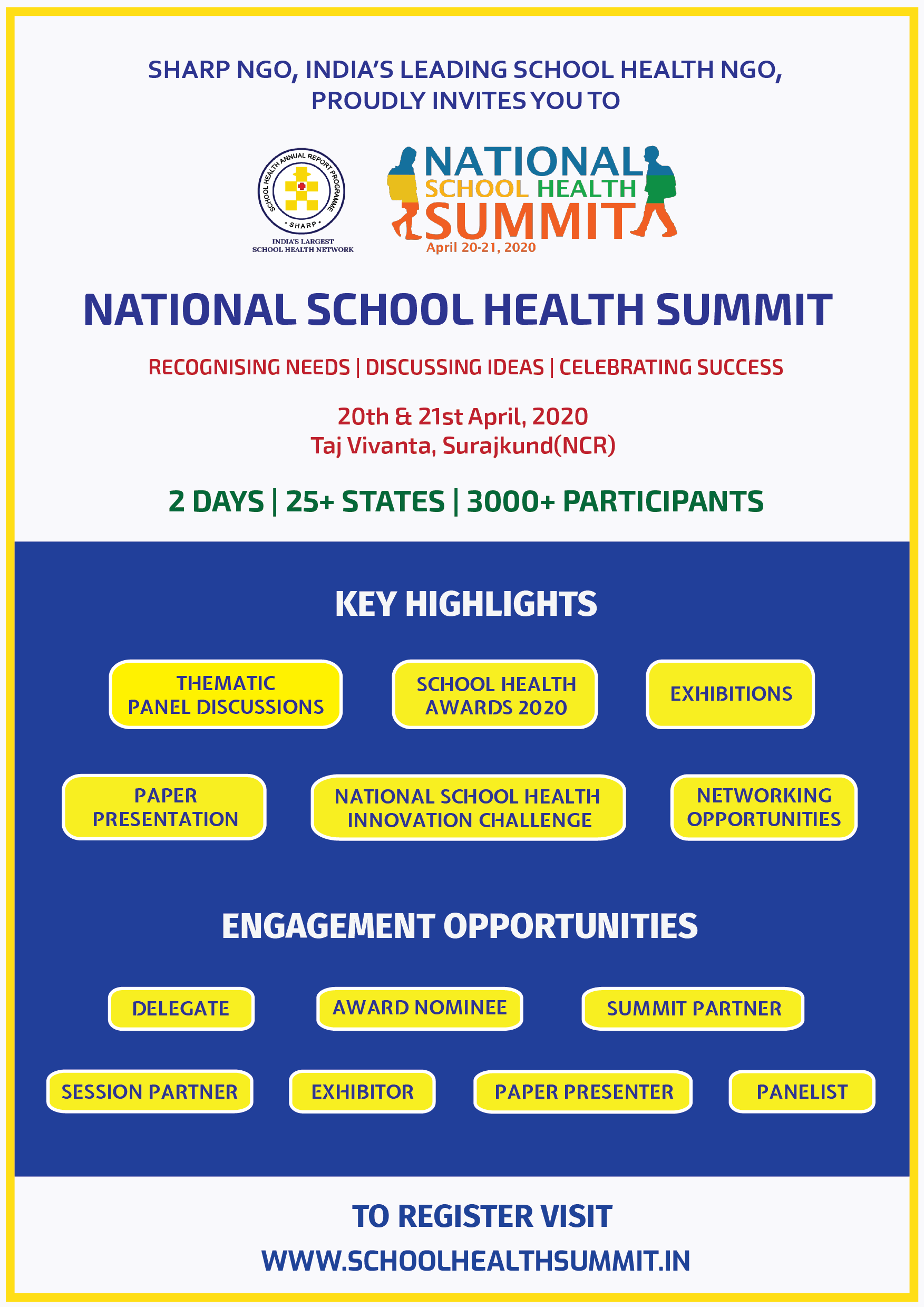 National School Health Summit, Delhi - NCR, Delhi, India