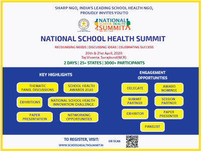 Paper Presentation - National School Health Summit 2020, Delhi - NCR, Delhi, India