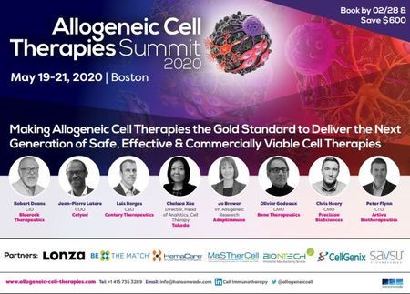 Allogeneic Cell Therapy Summit 2020, Boston, Massachusetts, United States