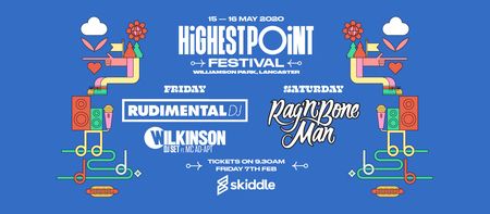 Rudimental at Highest Point Festival in Lancaster, Lancashire, United Kingdom