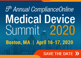 5th Annual ComplianceOnline Medical Device Summit 2020, Boston, Massachusetts, United States