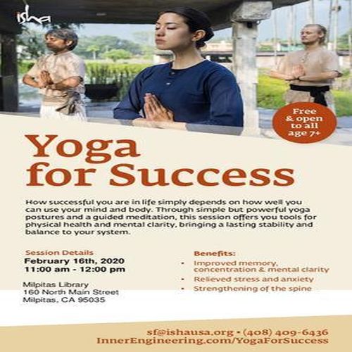 Yoga for Success - Milpitas, Milpitas, California, United States