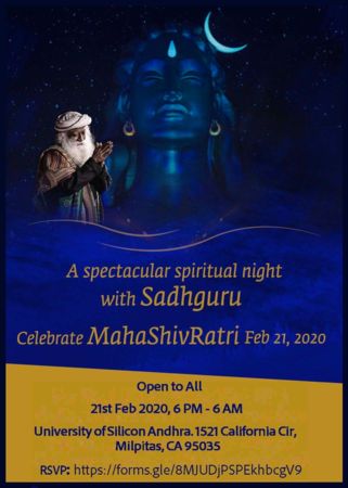 MahaShivRatri Celebrations Isha San Francisco, San Francisco, California, United States