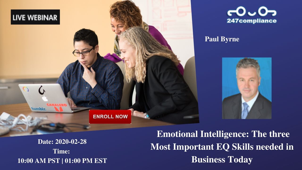 Emotional Intelligence: The three Most Important EQ Skills needed in Business Today, 2035 Sunset Lake, RoadSuite B-2, Newark,Delaware,United States
