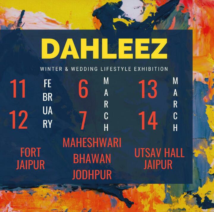 Dahleez Lifestyle Exhibition March Edition EventsGram india, Jaipur, Rajasthan, India