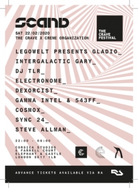 Scand: The Crave x Creme Organization with Legowelt (Live), Intergalactic Gary