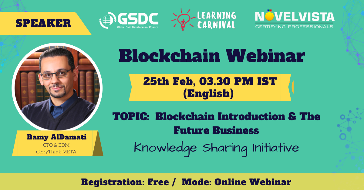 FREE Webinar on Blockchain Introduction & The Future Business, Pune, Maharashtra, India