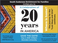 South Sudanese Enrichment for Families Gala- A Celebration of 20 Years