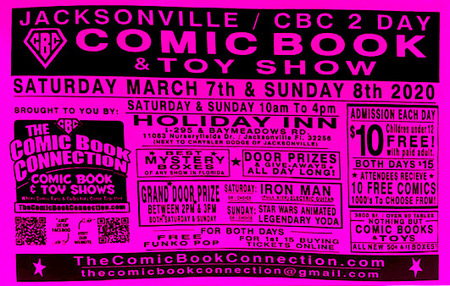 JACKSONVILLE / CBC 2-Day Comic Book and Toy Show, Jacksonville, Florida, United States