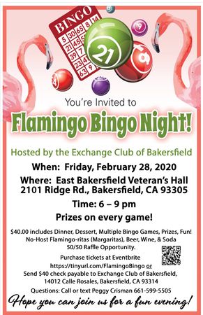 Flamingo Bingo Night, Bakersfield, California, United States