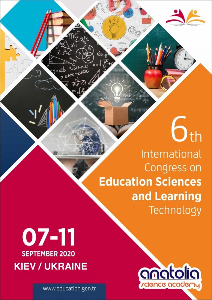 6th International Congress on Education Sciences and Learning Technology (ICESLT), Kiev, Ukraine
