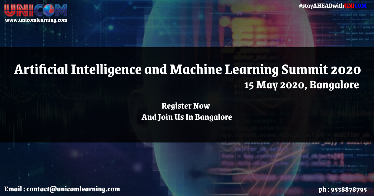 Artificial Intelligence and Machine Learning Summit 2020 - Bangalore, Bangalore, Karnataka, India