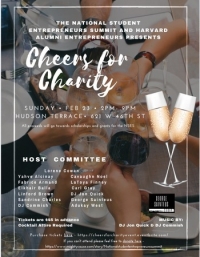 Cheers for Charity a NSES Brunch Day Party Feb 23rd 2 pm Hudson Terrace!