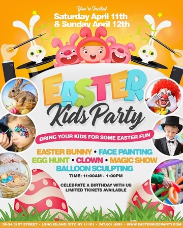 Easter Kids Party In Astoria Queens, Queens, New York, United States