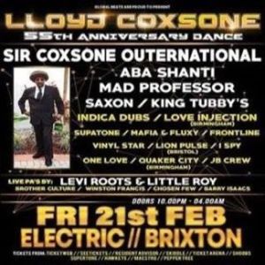 Lloyd Coxsone's 55th Anniversary Dance, London, United Kingdom