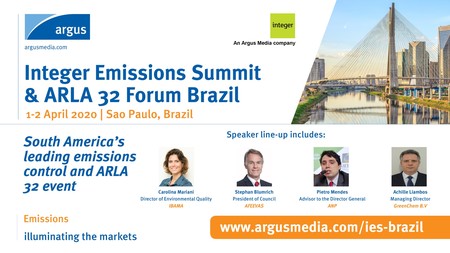 Integer Emission Summit and ARLA 32 Forum Brazil, Brooklin Novo, Sao Paulo, Brazil