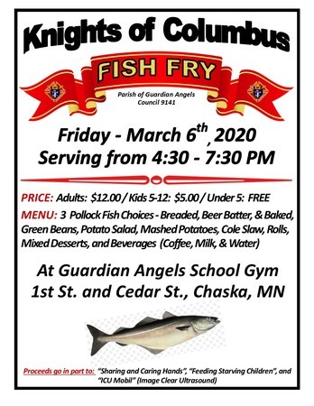 Chaska Knights of Columbus Fish Fry, Chaska, Minnesota, United States