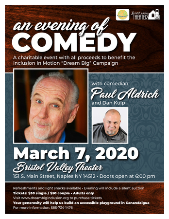 An Evening of Comedy, Naples, New York, United States