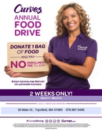 Curves Topsfield Annual Food Drive March 9-21